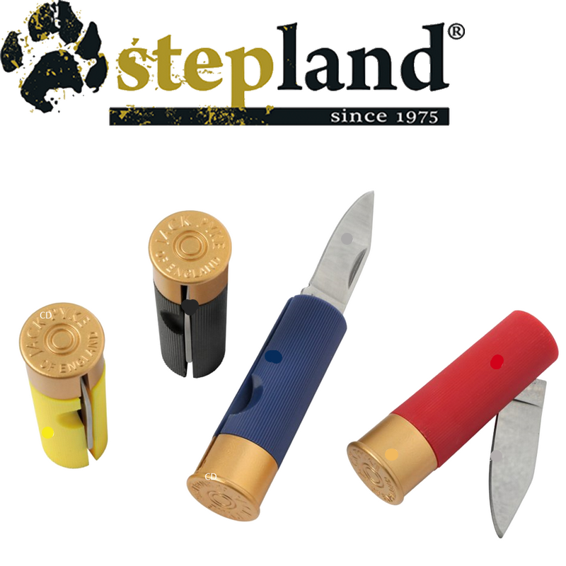Stepland Replica Shotgun Cartridge with Fold-Out Knife - OpenSeason.ie