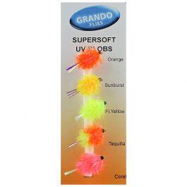 Dragon Supersoft UV Blobs Trout Flies - 5 Pack - Trout & Salmon Fishing Tackle at OpenSeason.ie, Nenagh, Co. Tipperary