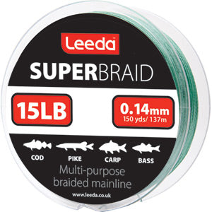 Leeda Superbraid Fishing Braid 15lb