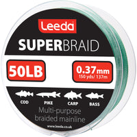 Leeda Superbraid Fishing Braid 50lb