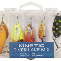Kinetic River Lake Assorted Spinners & Spoons - 5 Pack