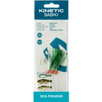 Kinetic Sabiki Disco Rig 1/0 Green/White/Flash - OpenSeason.ie Sea Fishing Tackle Online