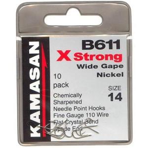 Kamasan B611 X-Strong Wide Gape Spade End Coarse Hooks - OpenSeason.ie Irish Online Fishing Tackle Shop