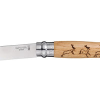 Opinel No. 8 Stainless Steel Animal Design Knife
