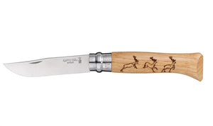 Opinel No. 8 Stainless Steel Animal Design Knife