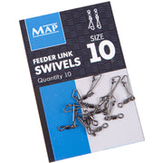 MAP Feeder Link Swivels 10 Pack - Coarse Fishing Tackle & Accessories - OpenSeason.ie, Nenagh