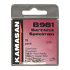 Kamasan B981 Specimen Eyed Barbless Hooks