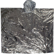 Aluminium Survival Poncho - Reflective, Insulating & Weatherproof - Outdoors at OpenSeason.ie